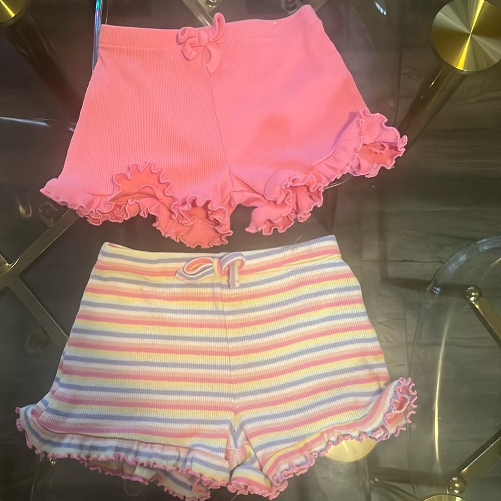 3T toddler girl flared shorts